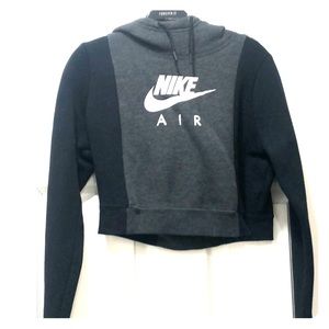 Nike crop top hoodie